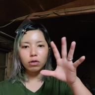 青山ぶるま-夕暮れに映して-秋山黄色